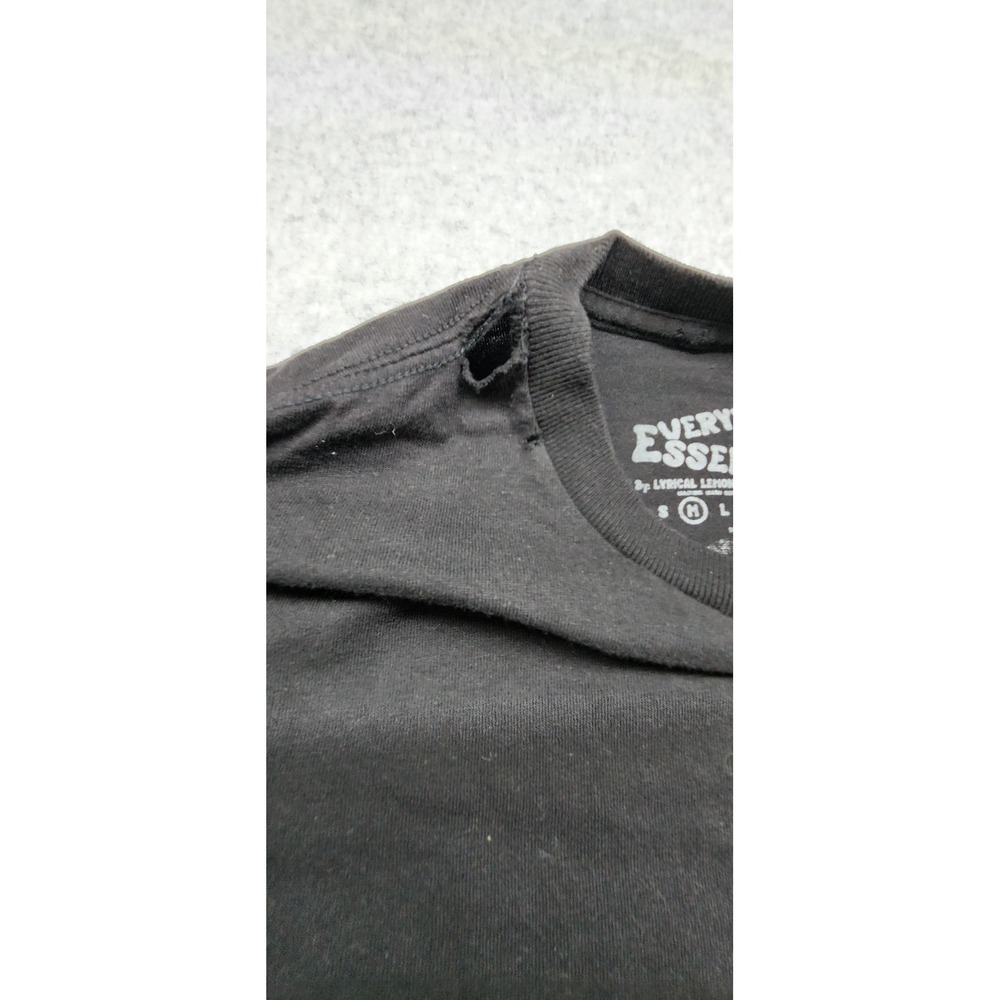 Size Medium Men's Lyrical Lemonade Black T-Shirt 2 Sided Graphic Milk Carton Tee - Picture 5 of 8